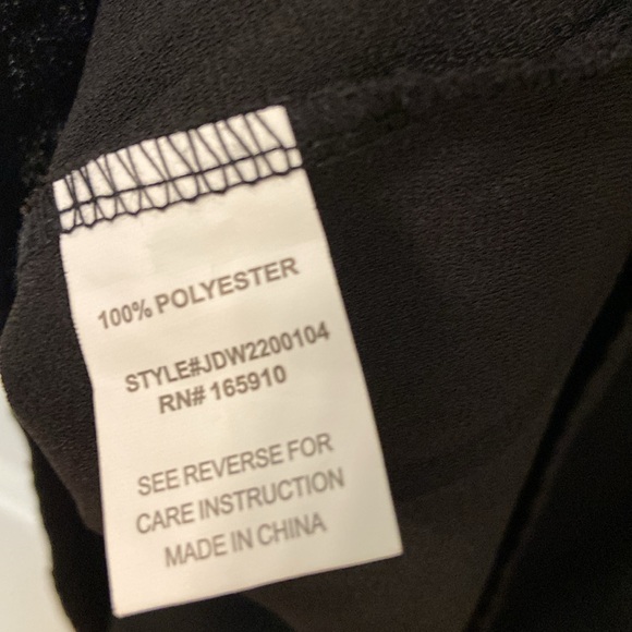 NWT Katella Black Belted Dress Large - Picture 8 of 8